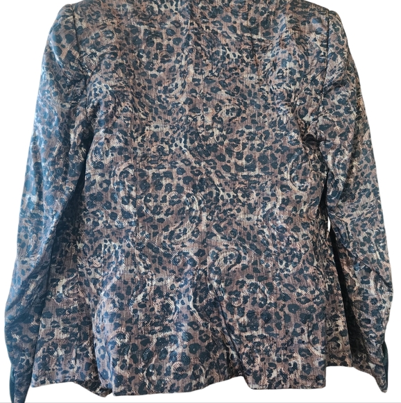 Vintage Leopard Print LW Wardy Blazer Size XS - Picture 2 of 13